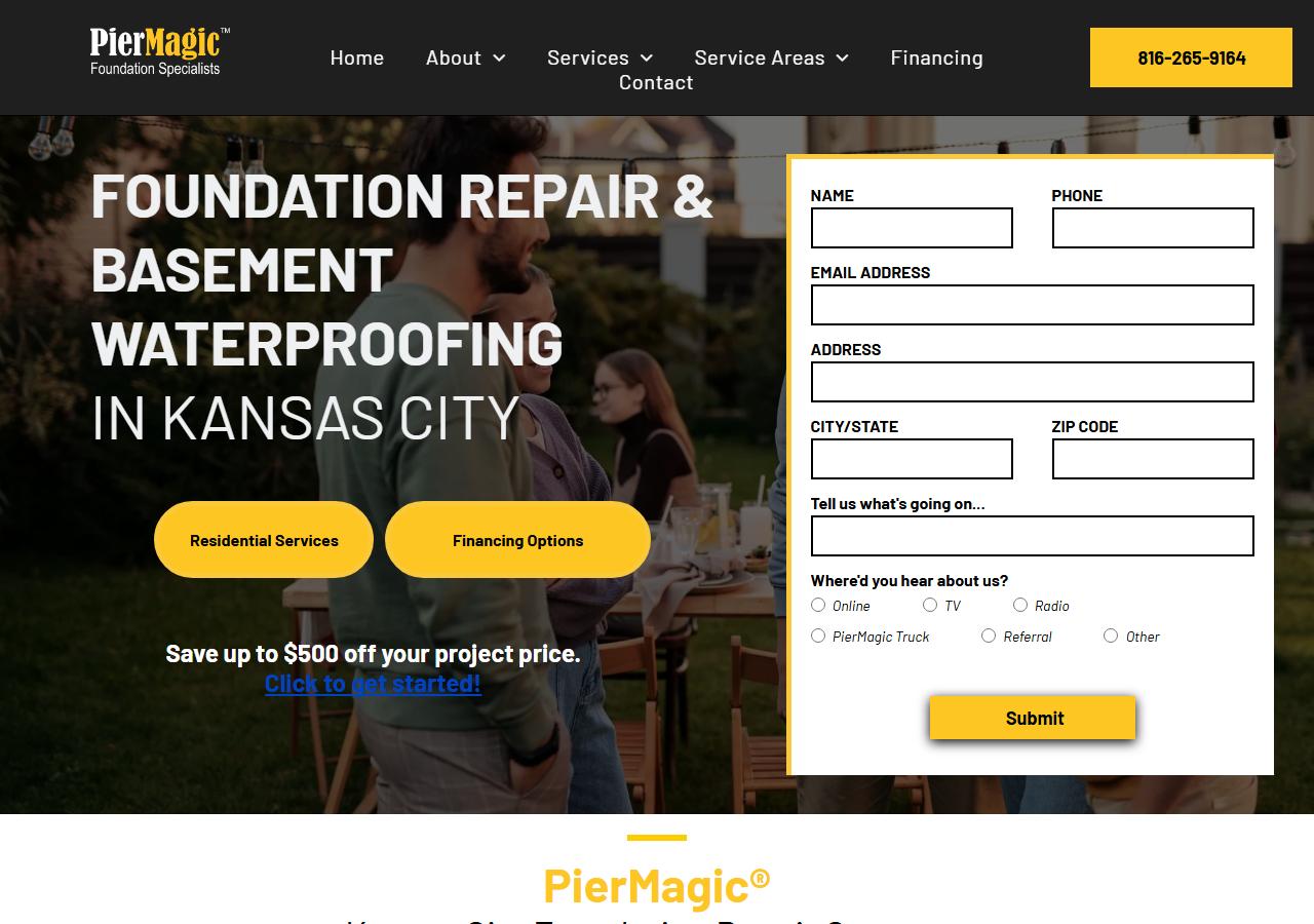 PierMagic website screenshot